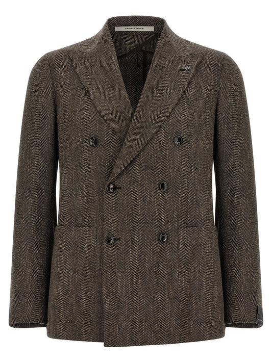 Brown Virgin Wool Blazer