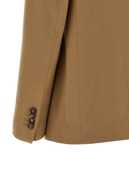 Beige Cashmere Blazer