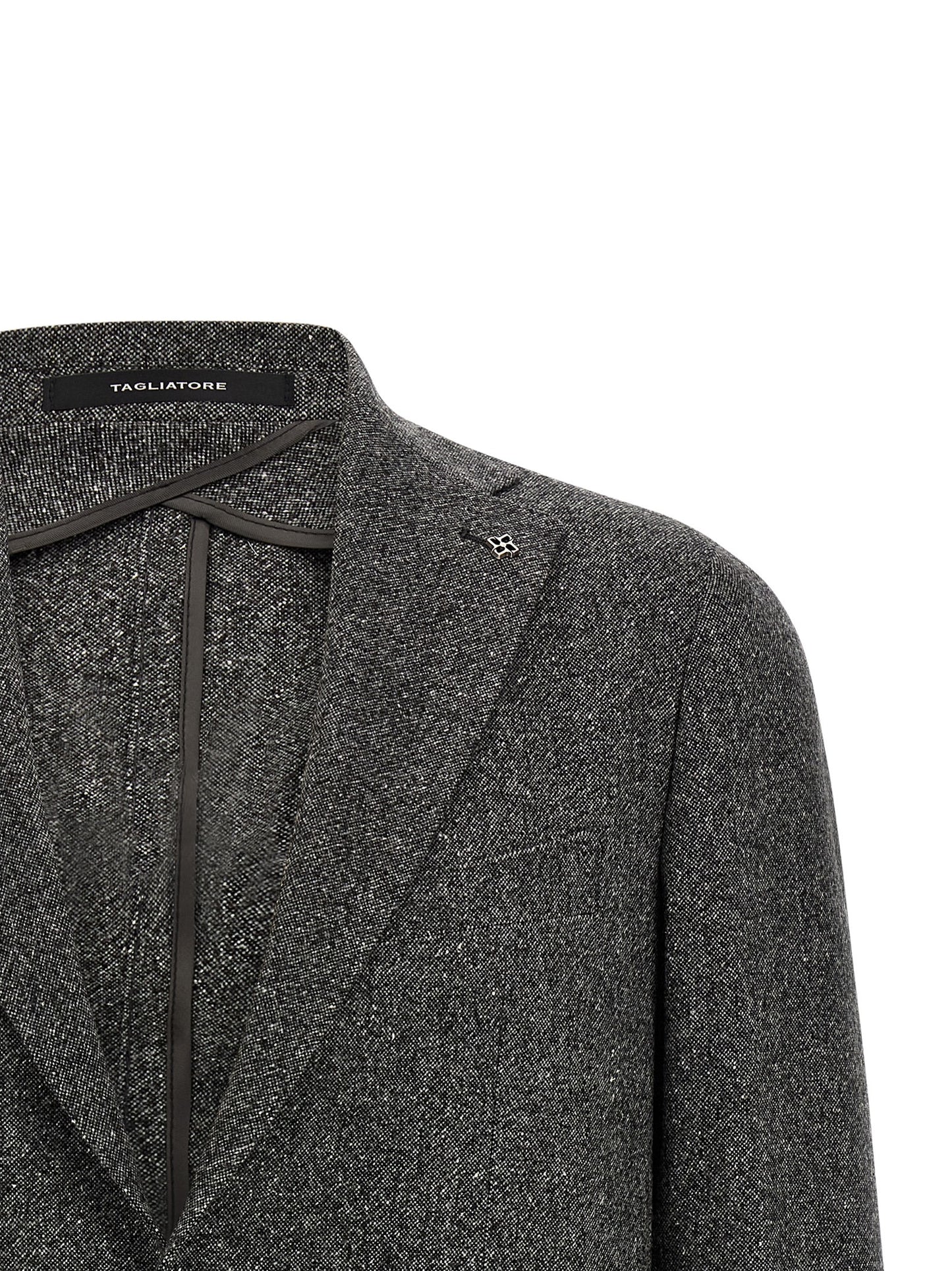 Gray Virgin Wool Blazer