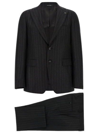 Gray Virgin Wool Two-Piece Suit