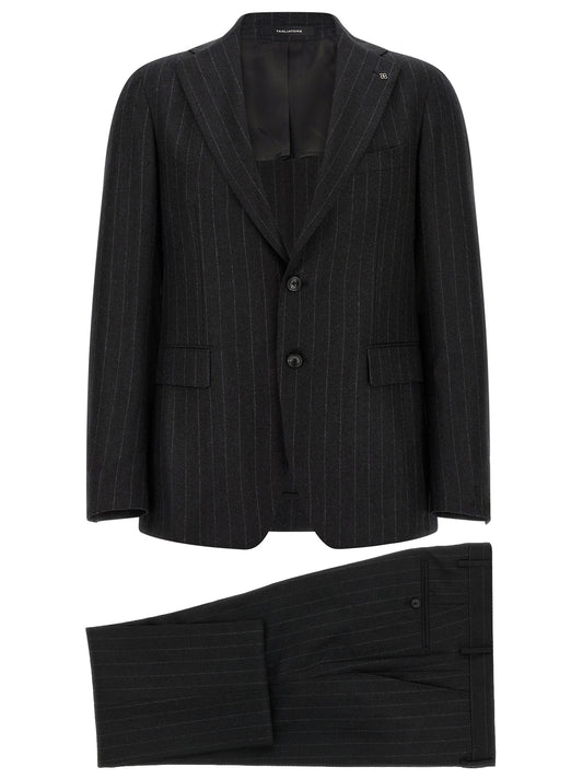 Gray Virgin Wool Two-Piece Suit