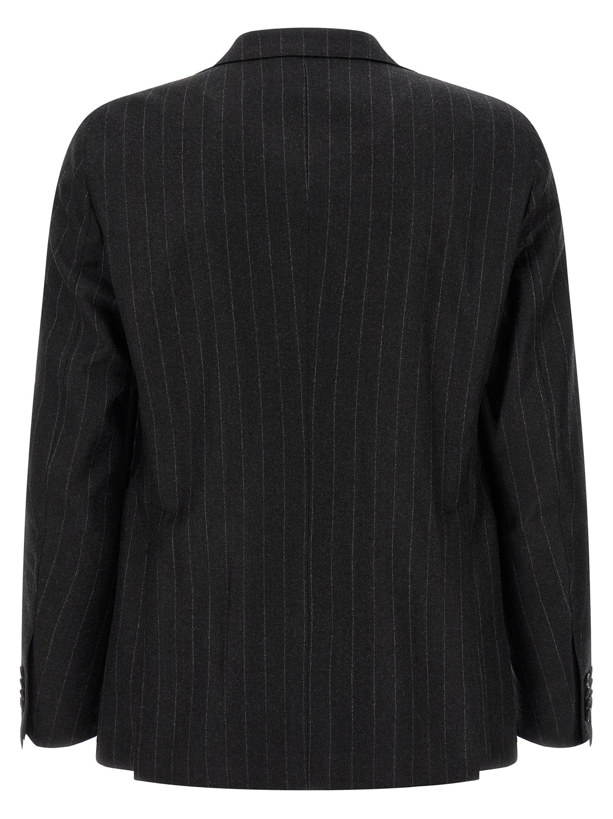Gray Virgin Wool Two-Piece Suit