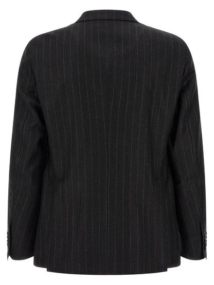 Gray Virgin Wool Two-Piece Suit