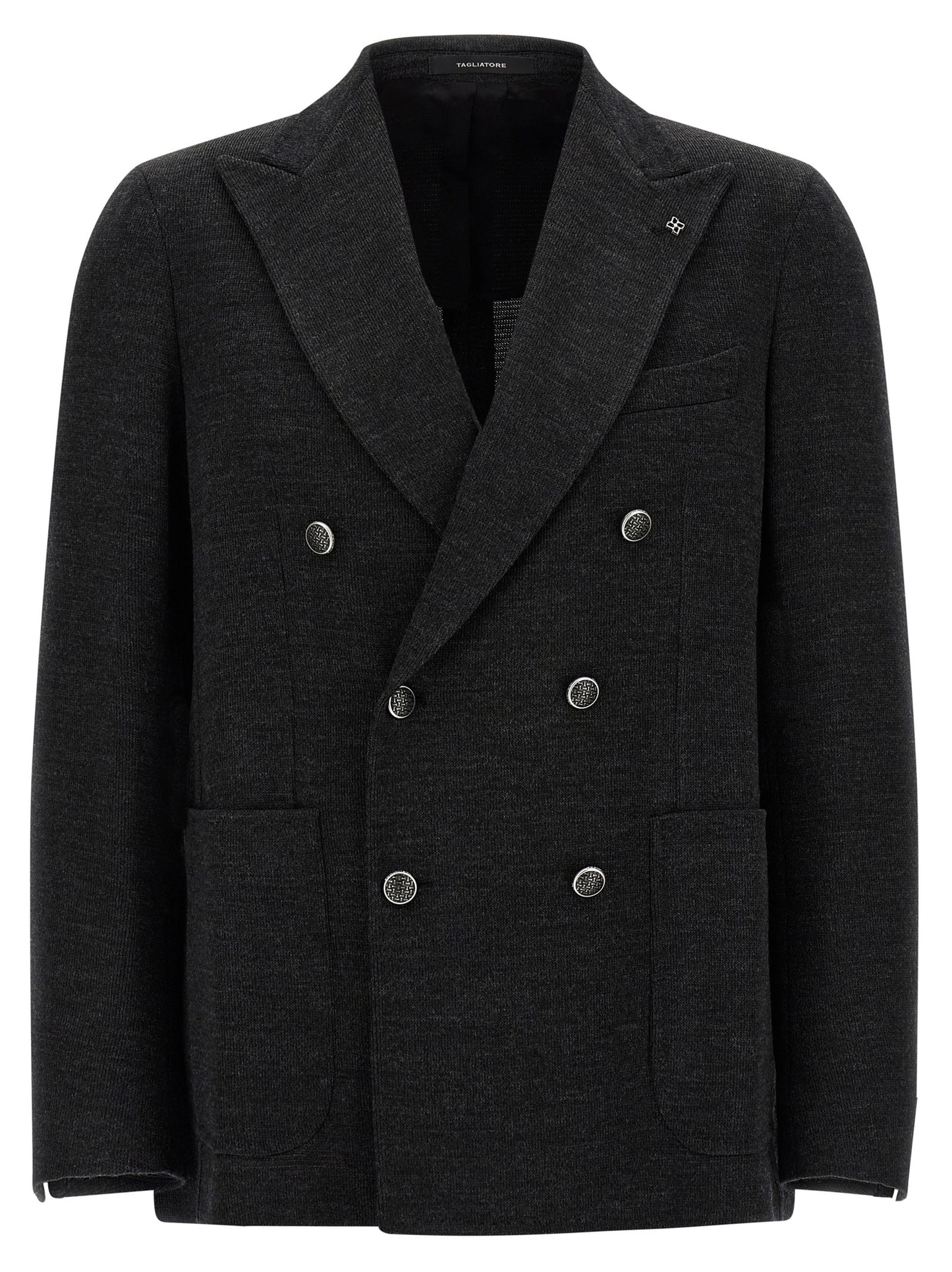 Gray Polyester Blazer