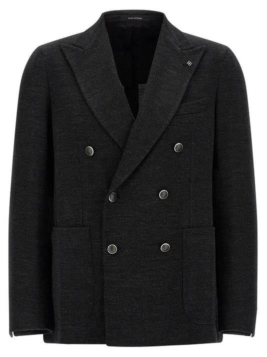 Gray Polyester Blazer
