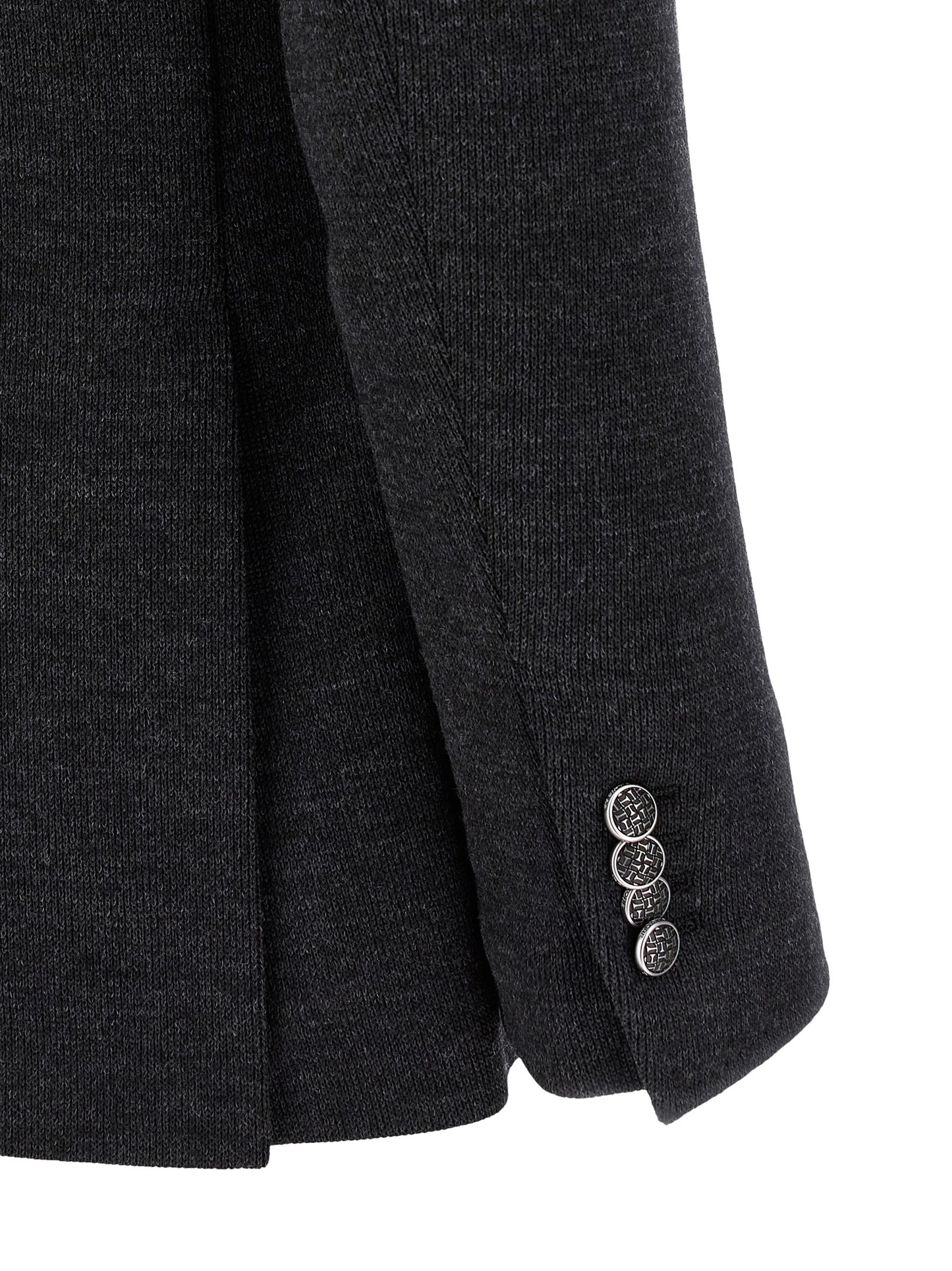 Gray Polyester Blazer
