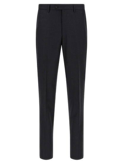 Gray Virgin Wool Two-Piece Suit