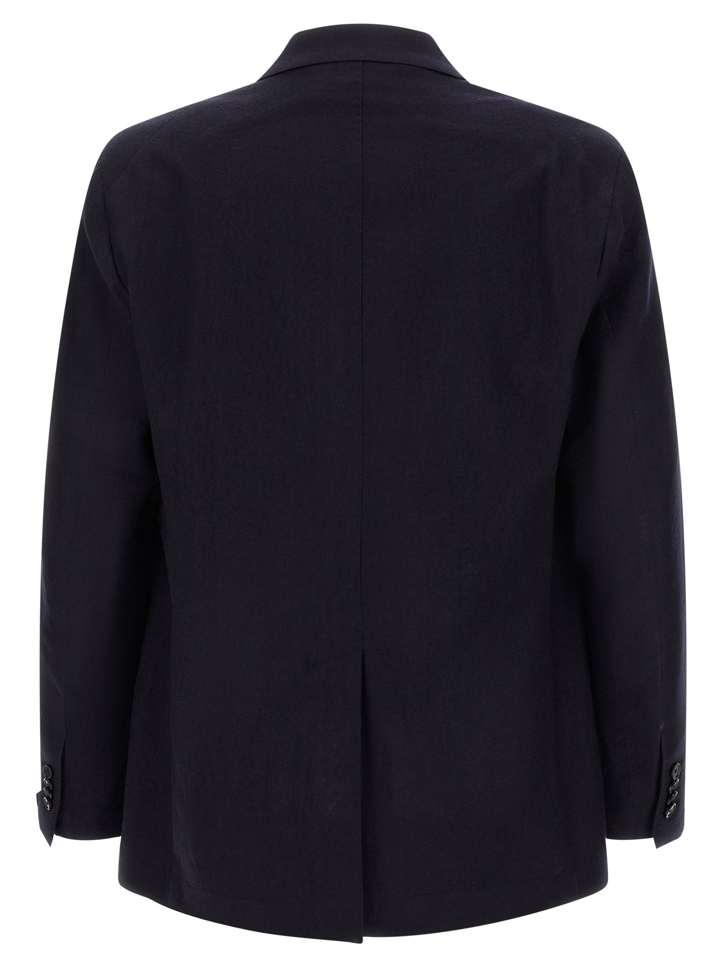 Blue Virgin Wool Two-Piece Suit