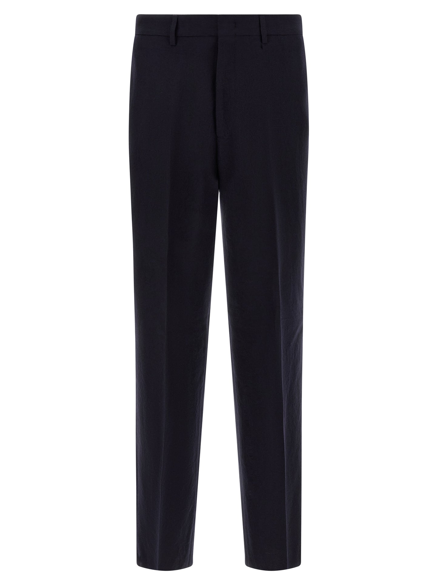 Blue Virgin Wool Two-Piece Suit