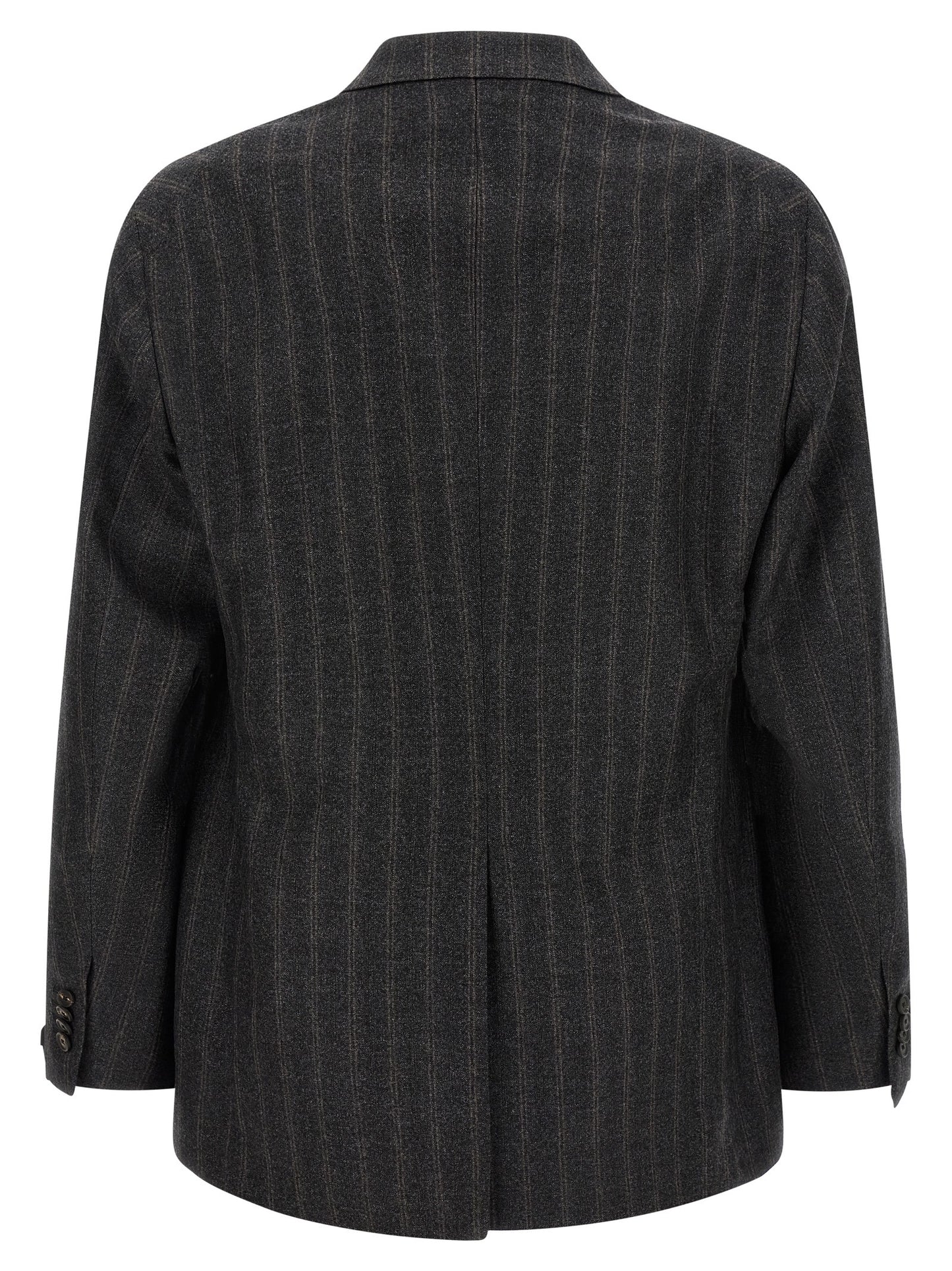 Gray Virgin Wool Two-Piece Suit