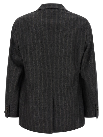 Gray Virgin Wool Two-Piece Suit