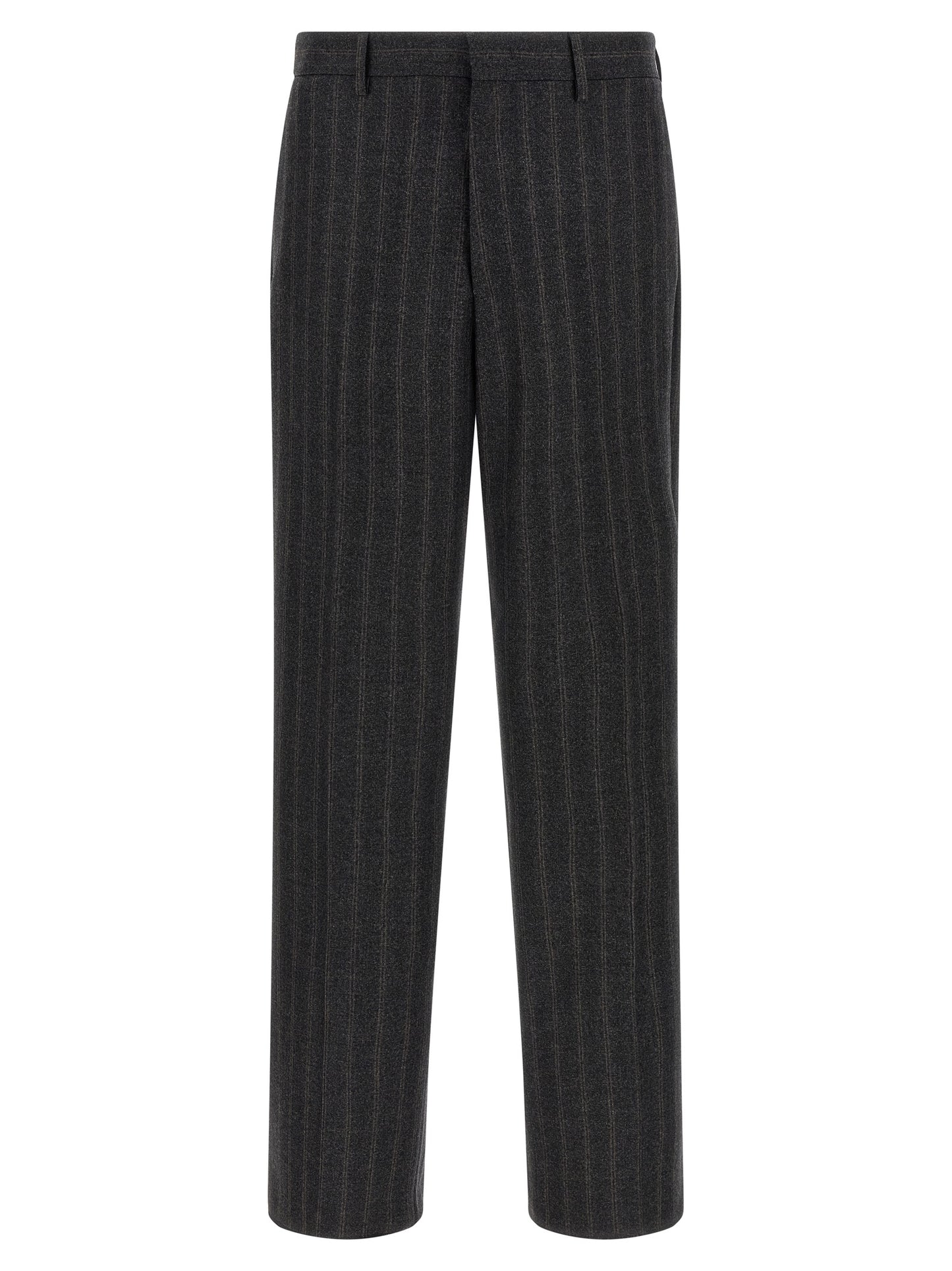 Gray Virgin Wool Two-Piece Suit