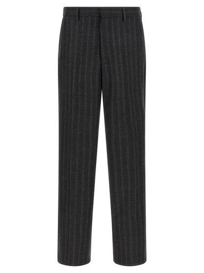 Gray Virgin Wool Two-Piece Suit