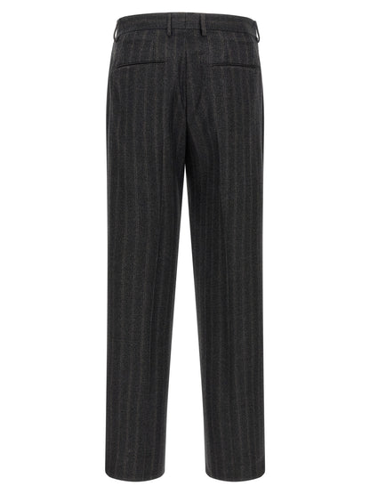 Gray Virgin Wool Two-Piece Suit