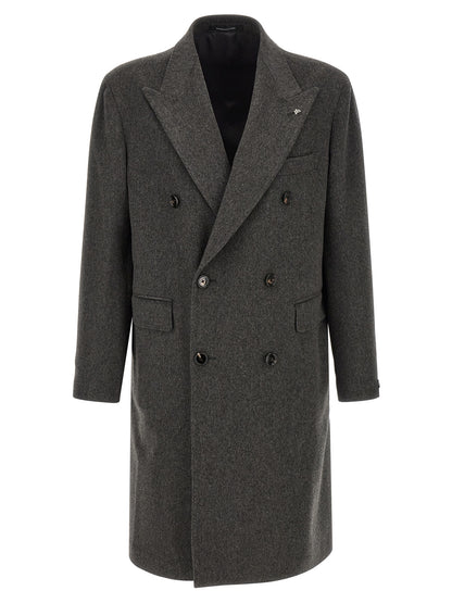 Gray Virgin Wool Coat