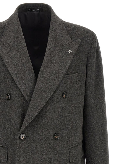 Gray Virgin Wool Coat