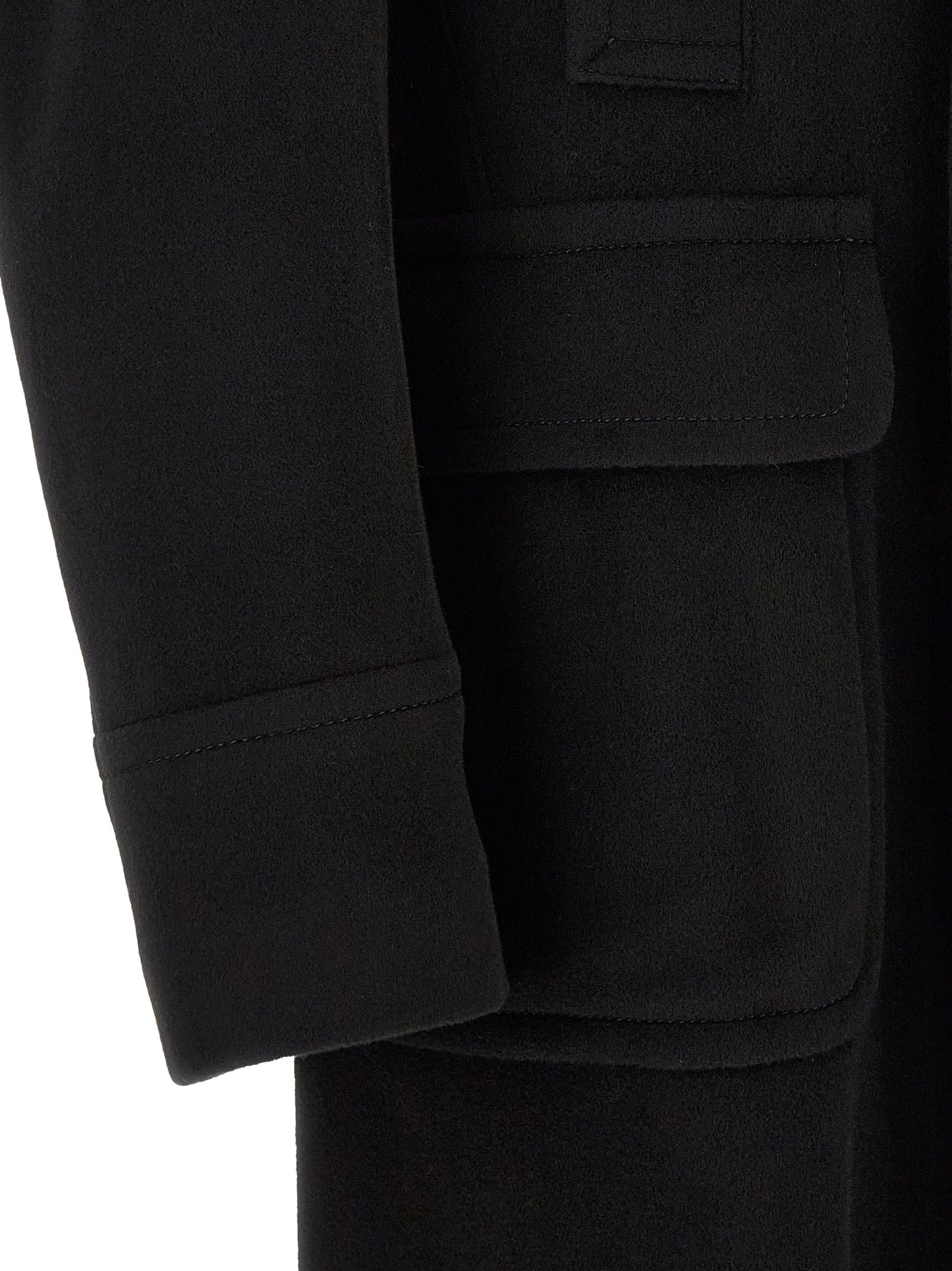 Black Cashmere Coat