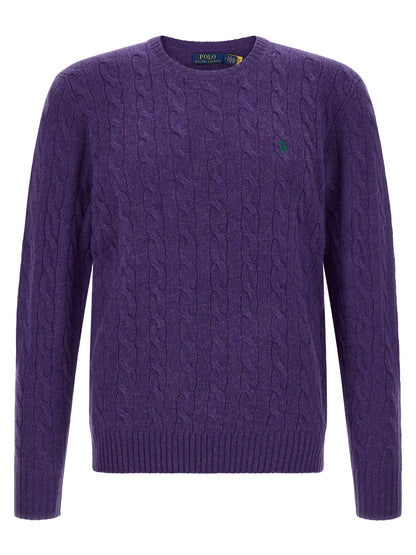 Purple Wool Cardigan