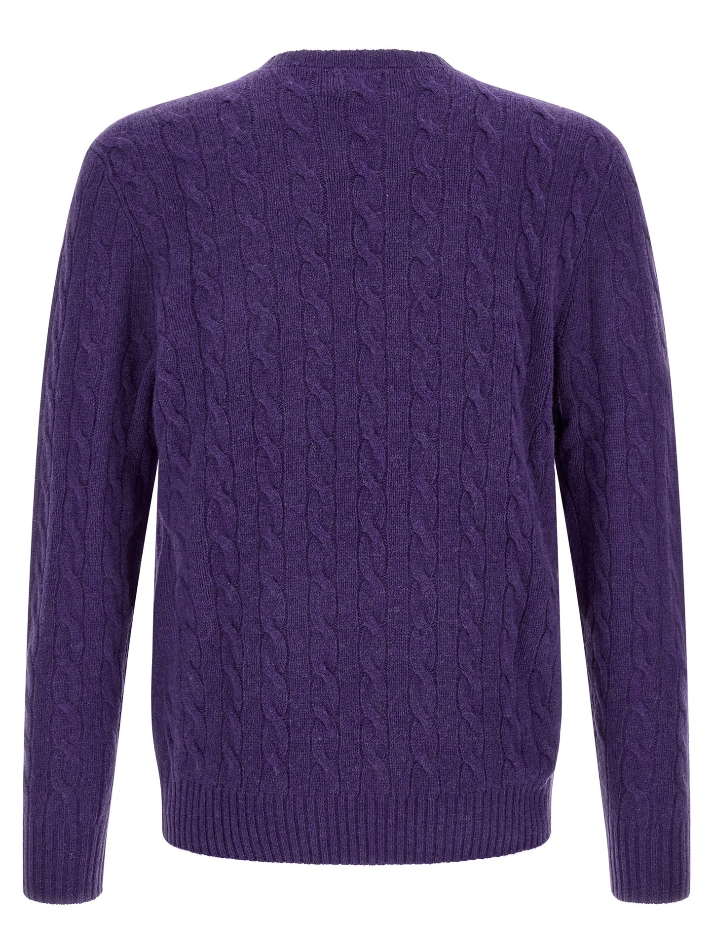 Purple Wool Cardigan