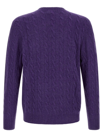 Purple Wool Cardigan