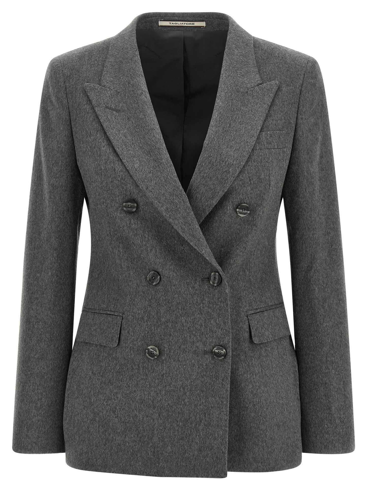 Gray Cashmere Blazer