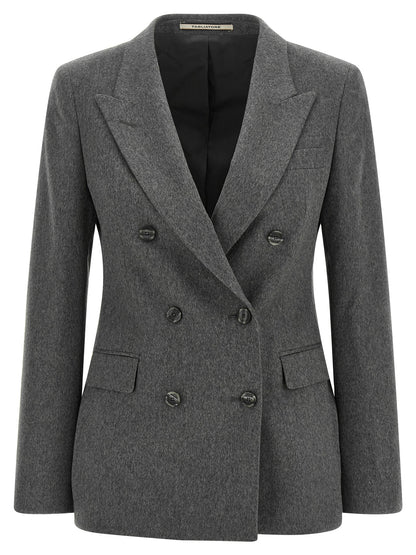 Gray Cashmere Blazer