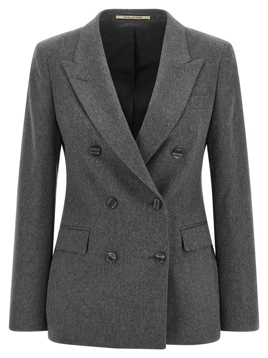 Gray Cashmere Blazer
