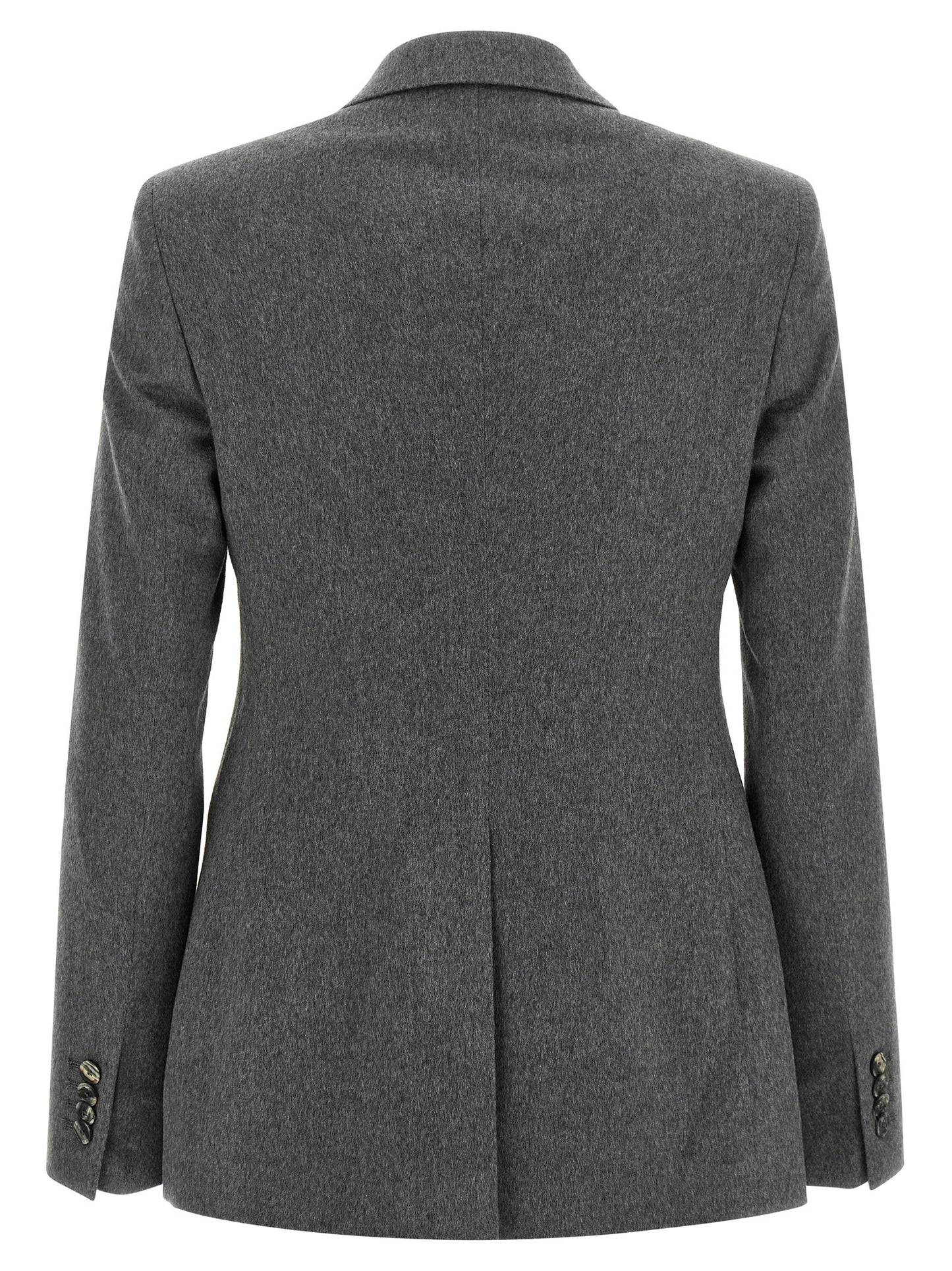 Gray Cashmere Blazer