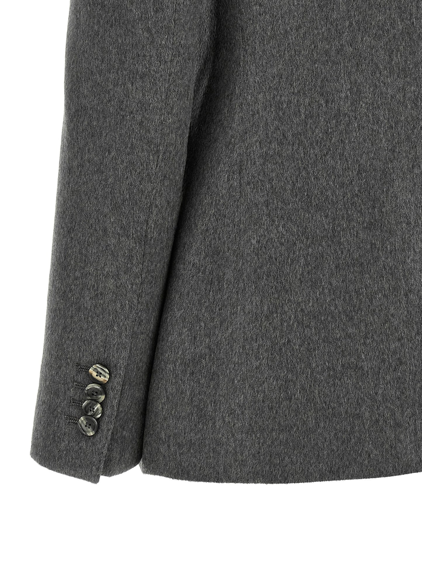 Gray Cashmere Blazer