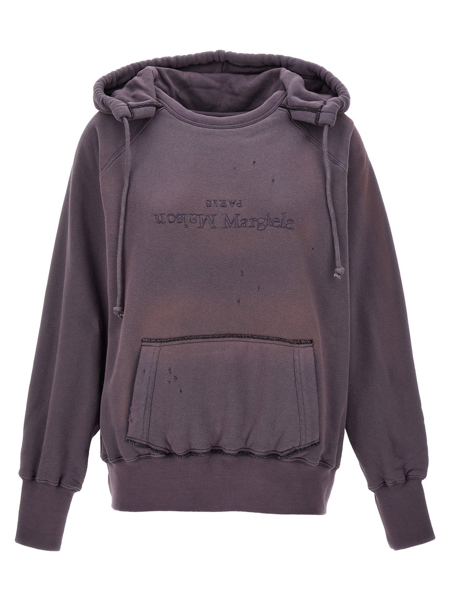 Purple Cotton Hoodie