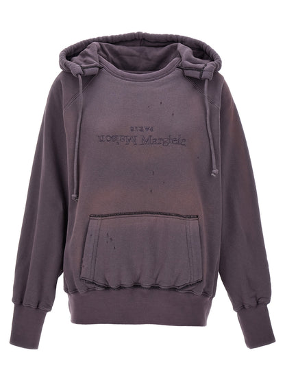 Purple Cotton Hoodie