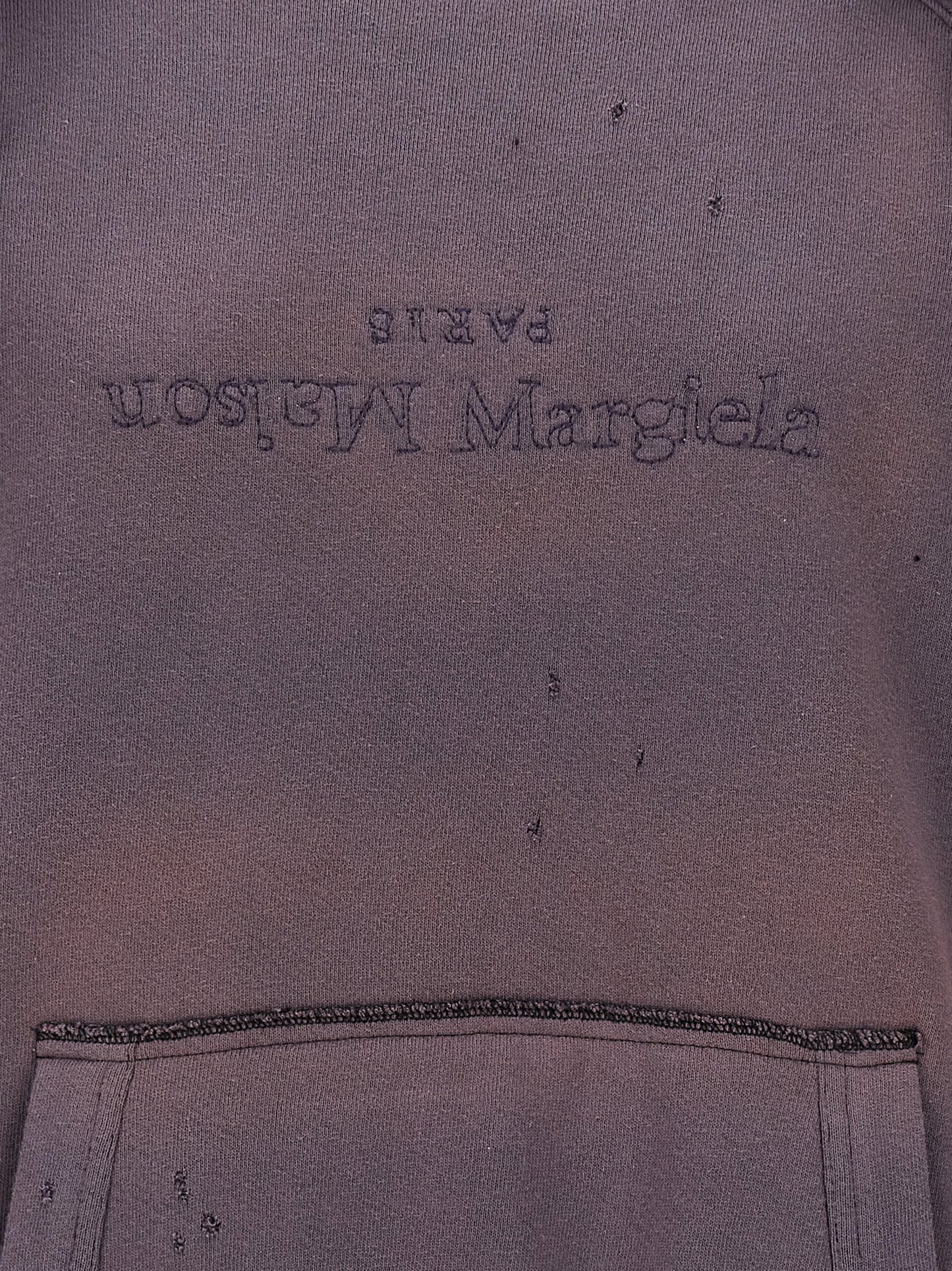 Purple Cotton Hoodie
