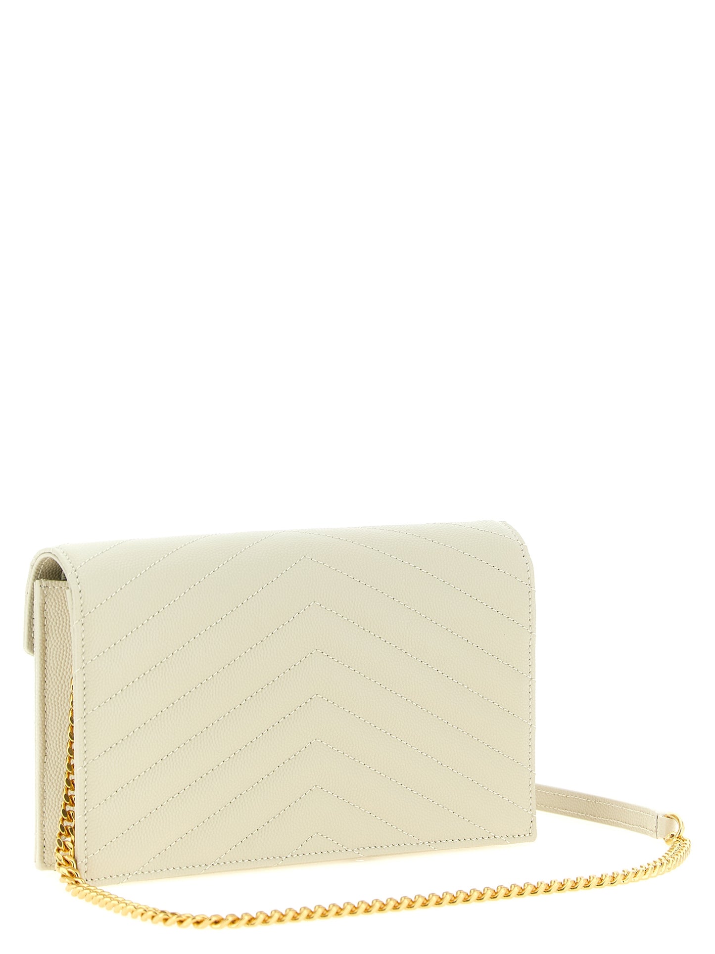 White Calfskin Clutch Bag
