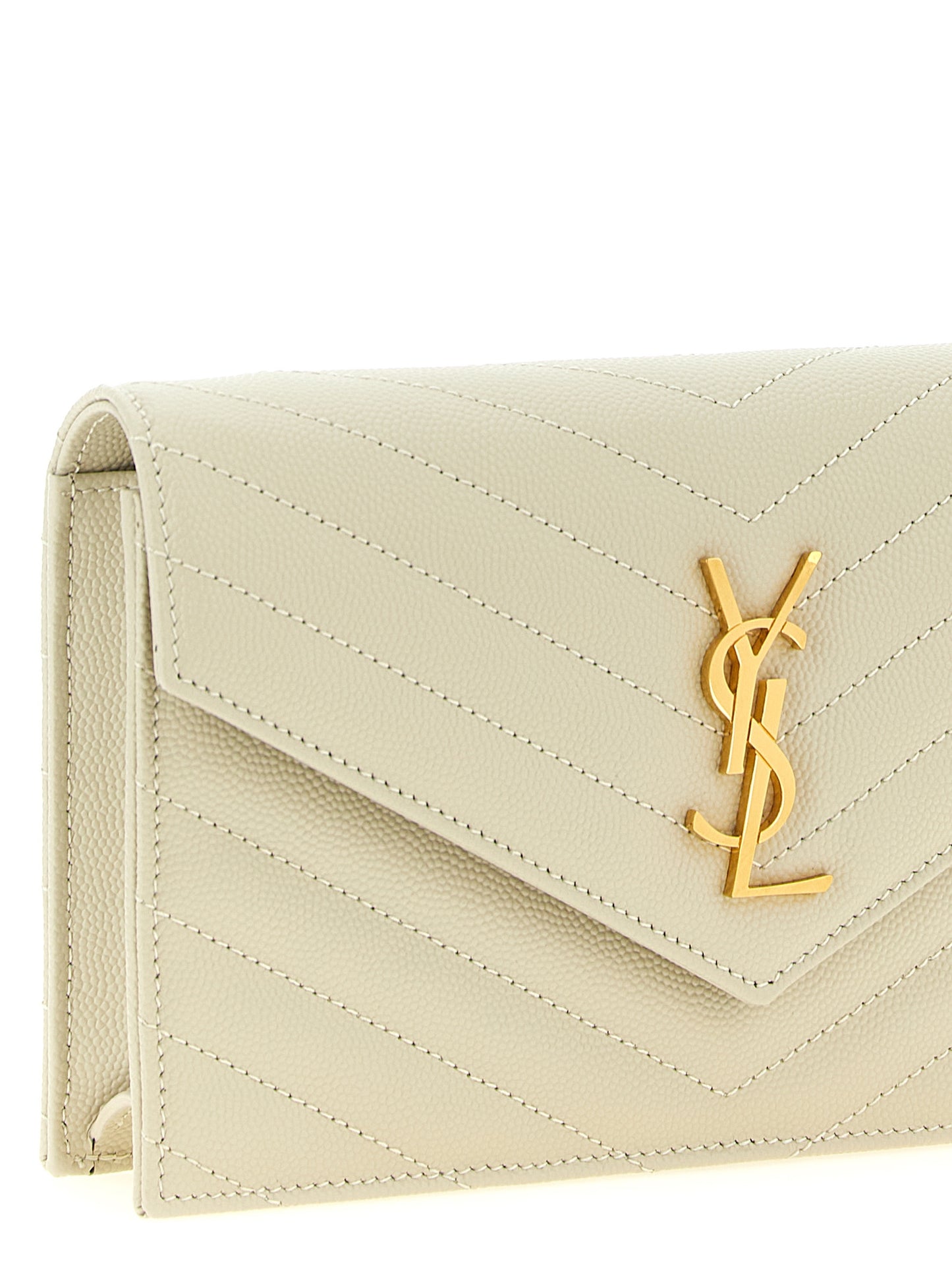 White Calfskin Clutch Bag