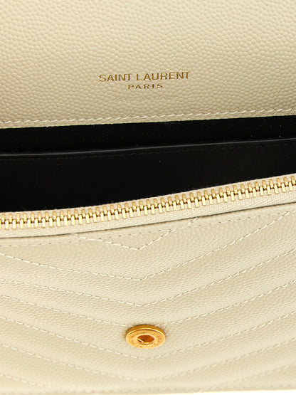 White Calfskin Clutch Bag