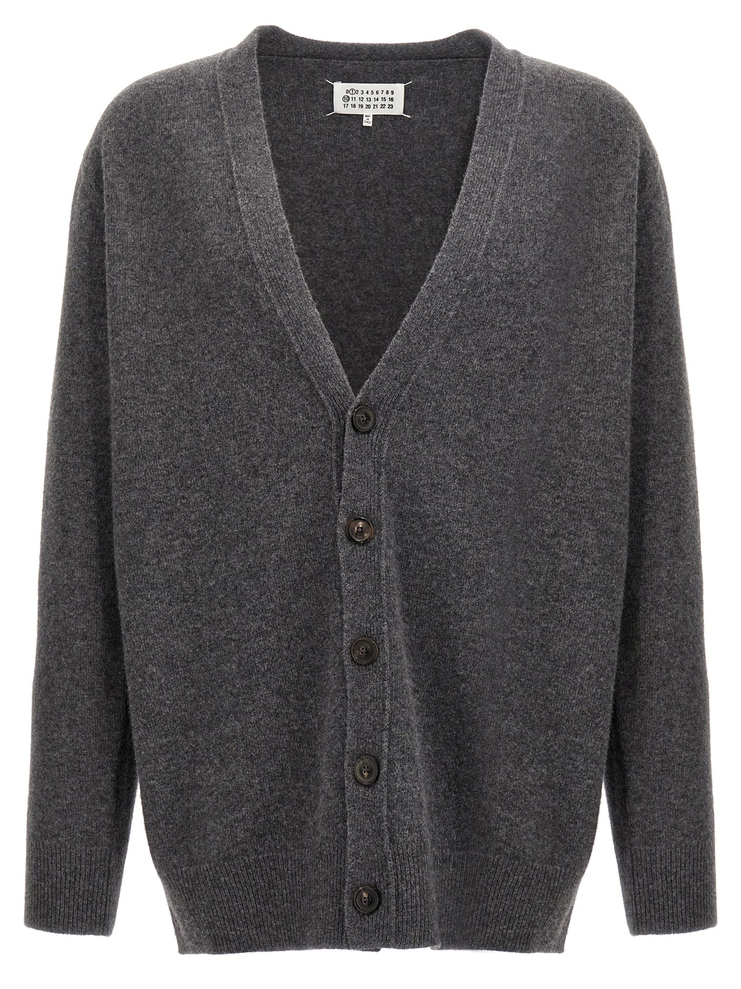 Gray Wool Cardigan