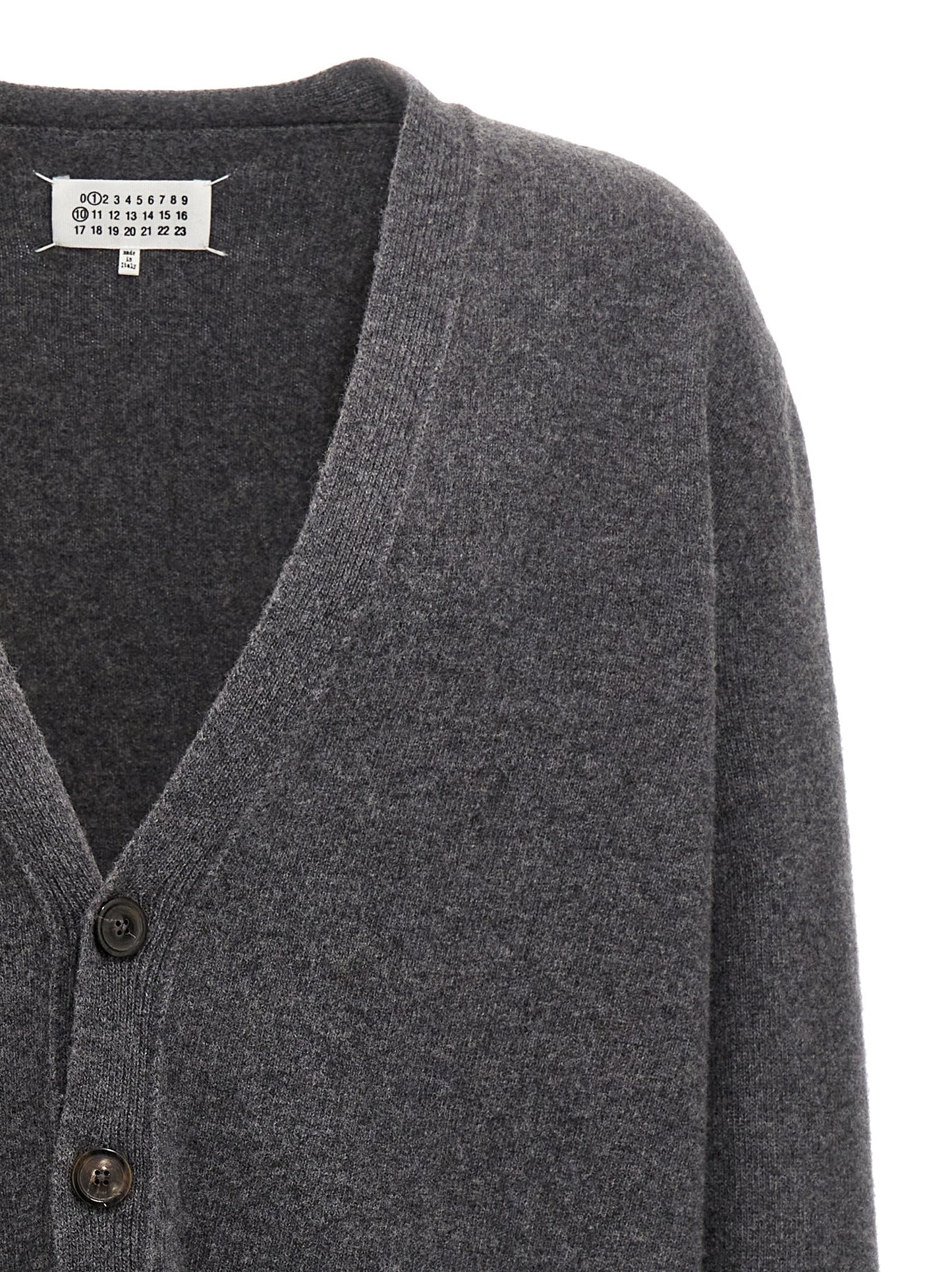 Gray Wool Cardigan