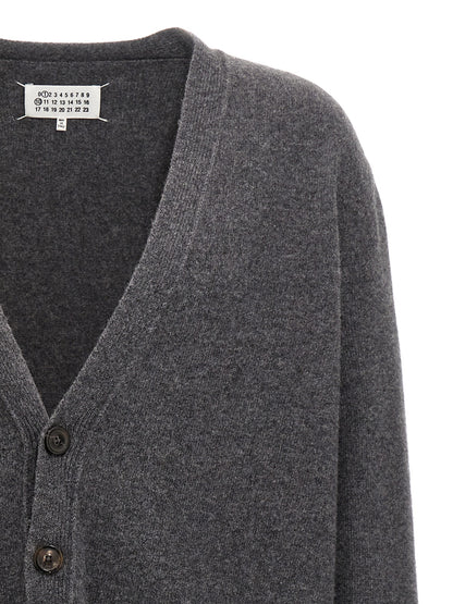 Gray Wool Cardigan