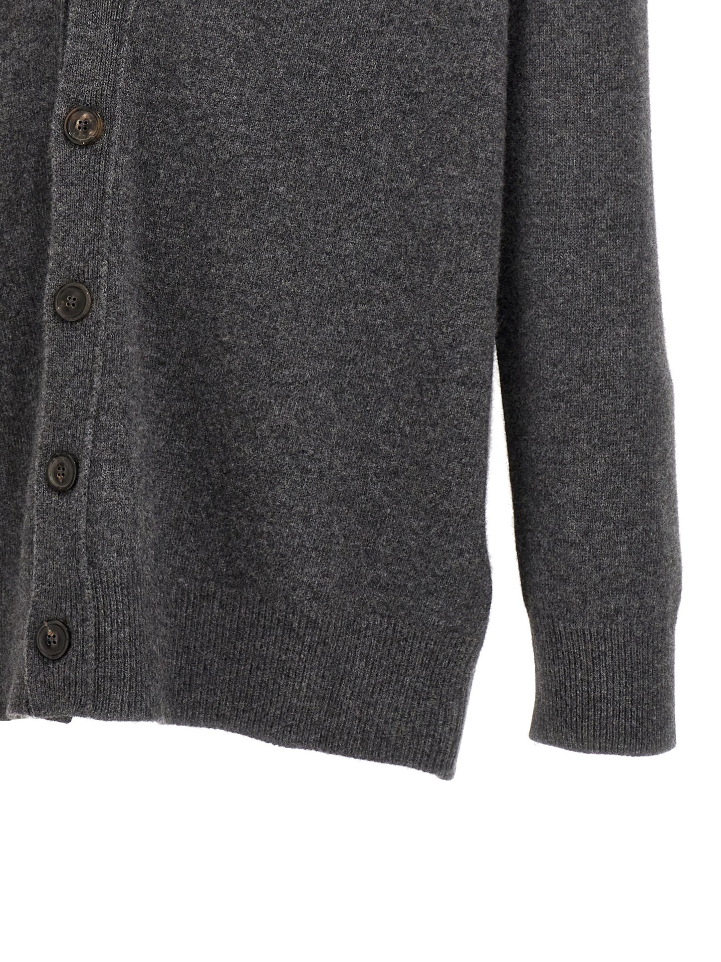 Gray Wool Cardigan