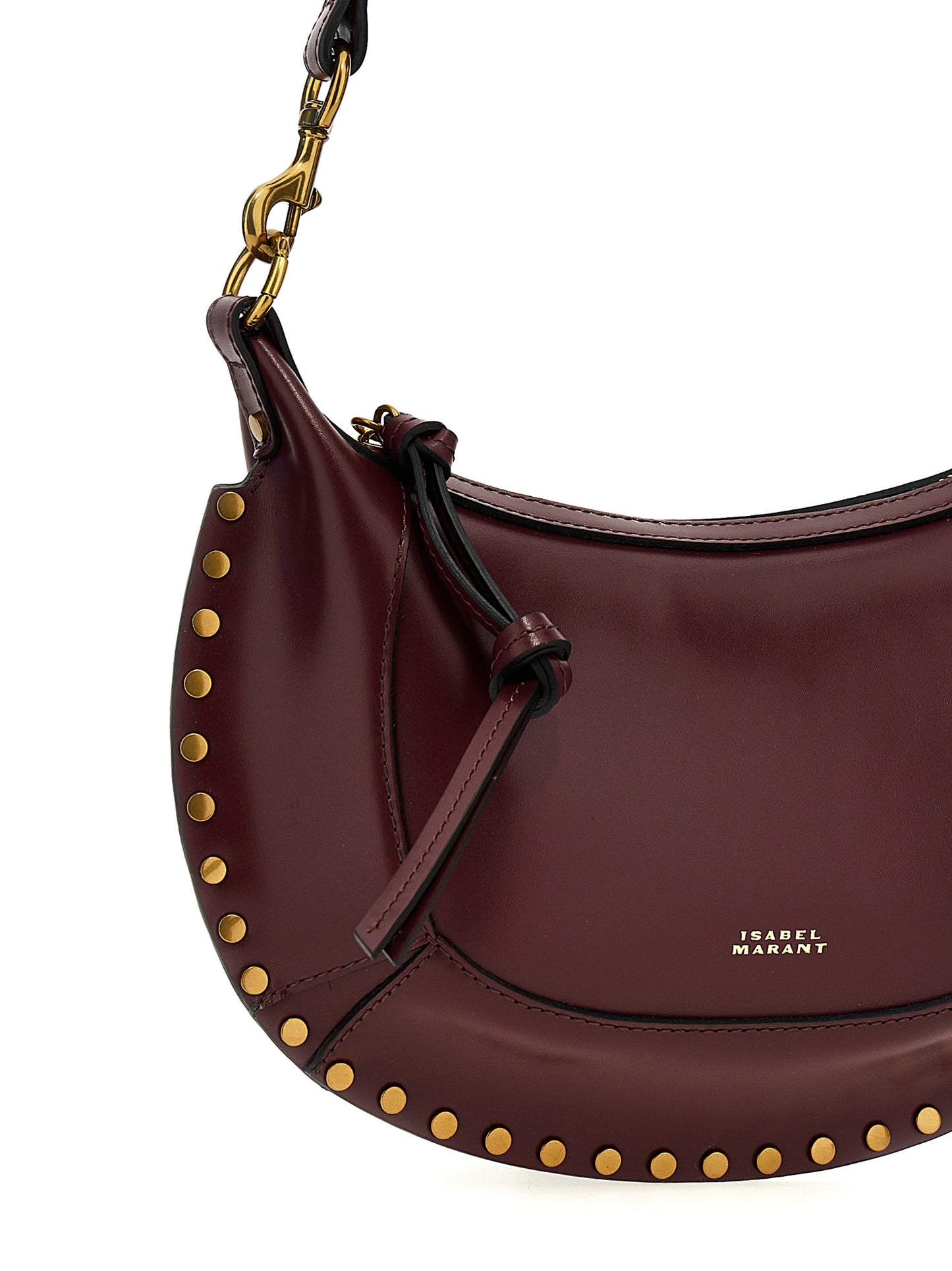 Bordeaux Cowhide Shoulder Bag