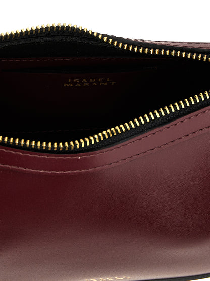 Bordeaux Cowhide Shoulder Bag