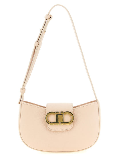 Multicolor Calfskin Shoulder Bag