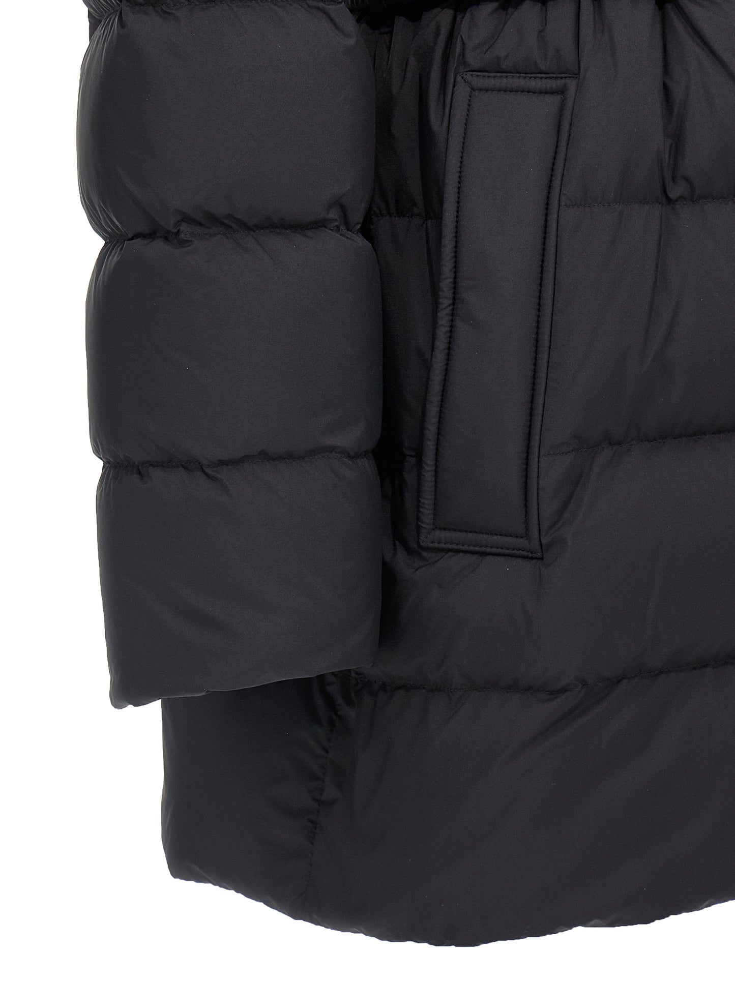 Black Polyamide Coat