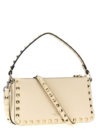 White Calfskin Shoulder Bag