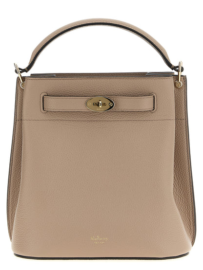 Gray Calfskin Crossbody Bag