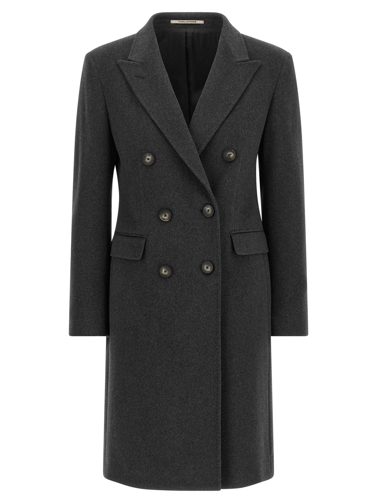 Gray Virgin Wool Coat