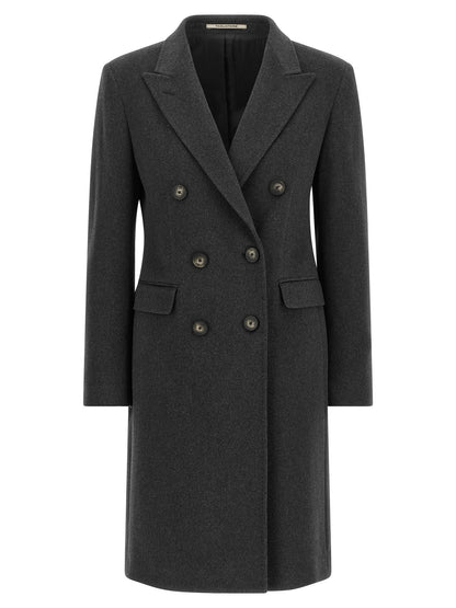 Gray Virgin Wool Coat