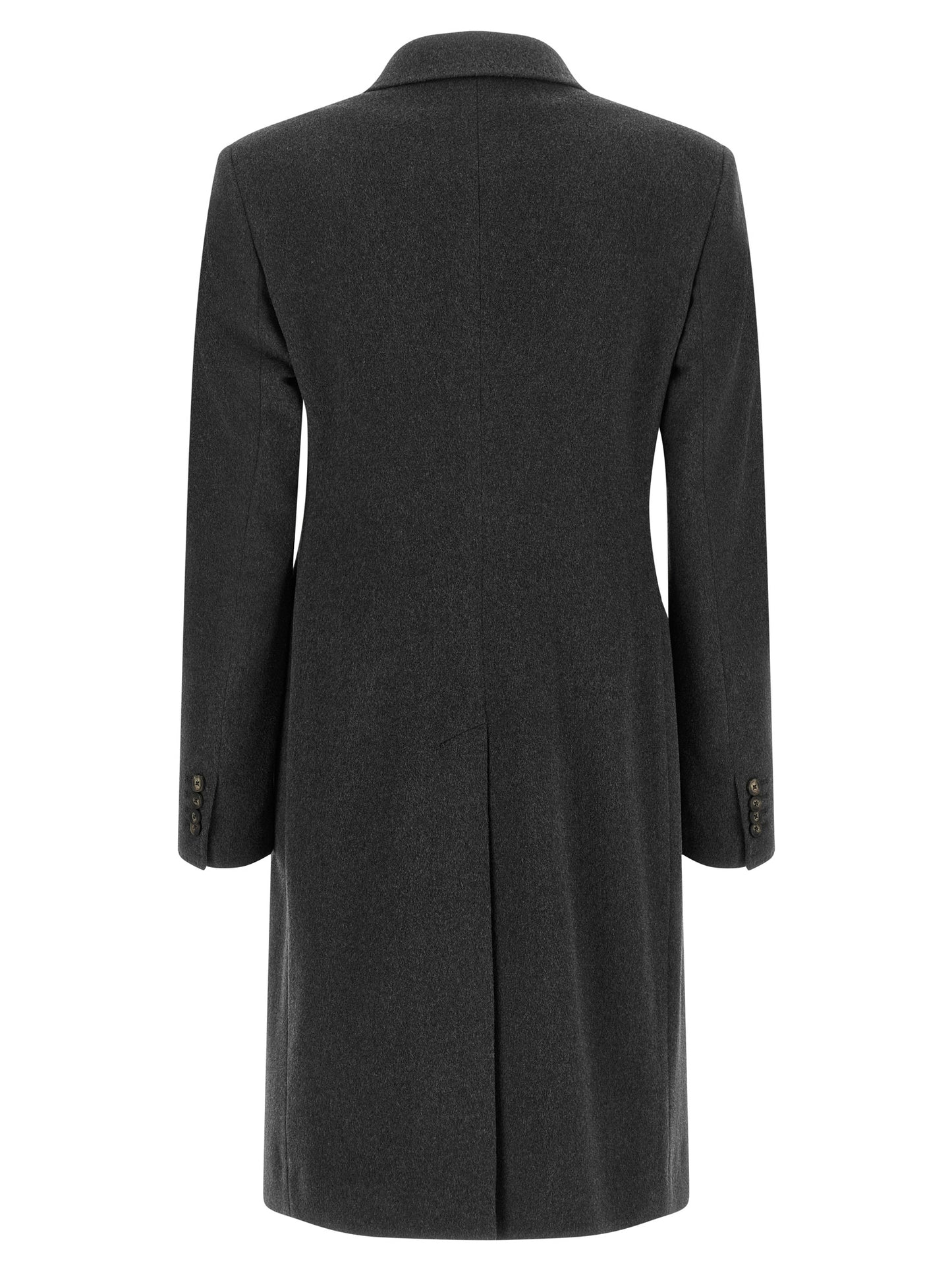 Gray Virgin Wool Coat