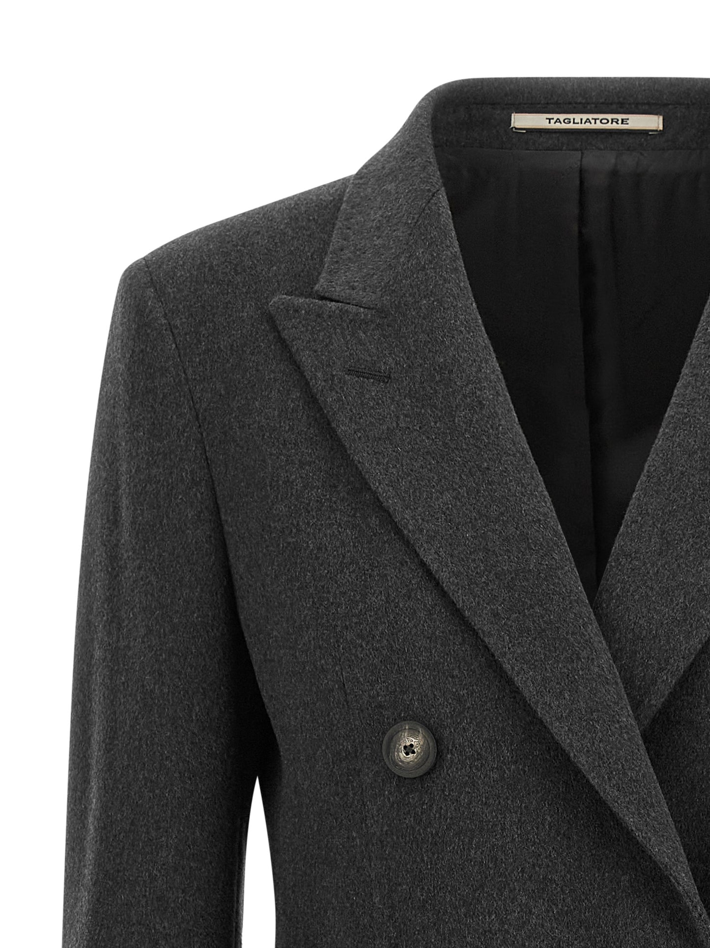 Gray Virgin Wool Coat