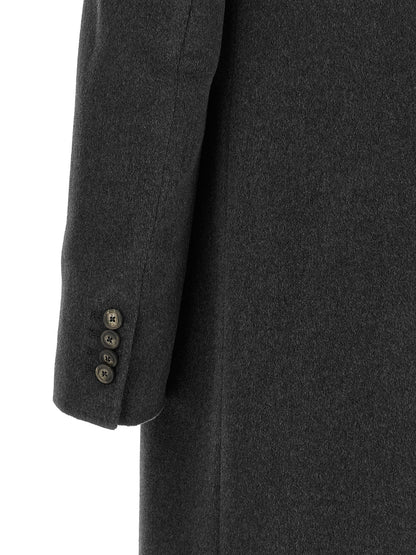 Gray Virgin Wool Coat